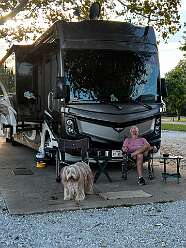 Back relaxing at one of our favorite parks, Tom Sawyer RV Park in West Memphis, AR