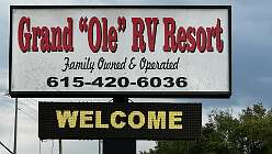 Grand Ole' RV Resort in Goodlettsville, TN
