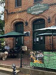 Mel and Bosley at McGarity's Pub in Jefferson, TX