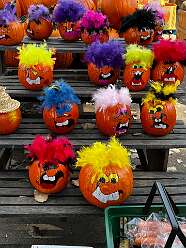 Painted pumpkins