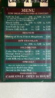 Cafe du Monde menu