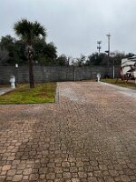 Our empty spot at French Quarter RV Park in NOLA