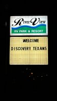 Welcome sign for Discovery Texans